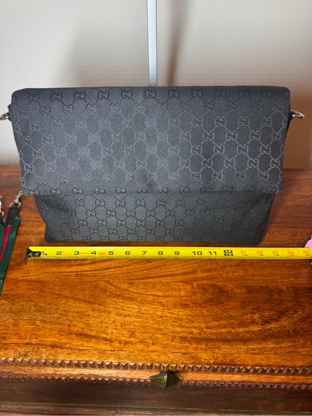 Large Black Crossbody Bag. No Brand.